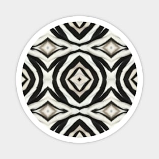 Neutral abstract geometric pattern Magnet